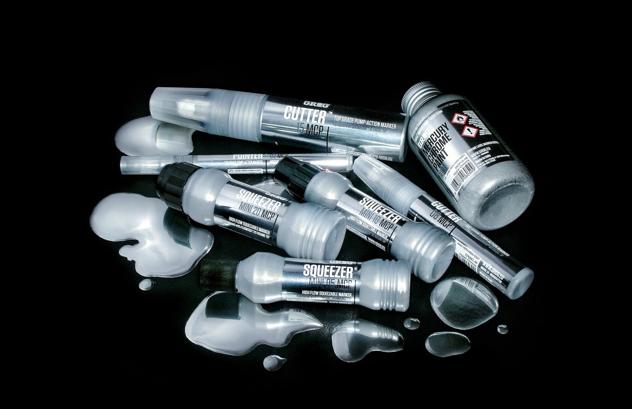 Markers & Ink > Brand > GROG® > Mercury Chrome Paint