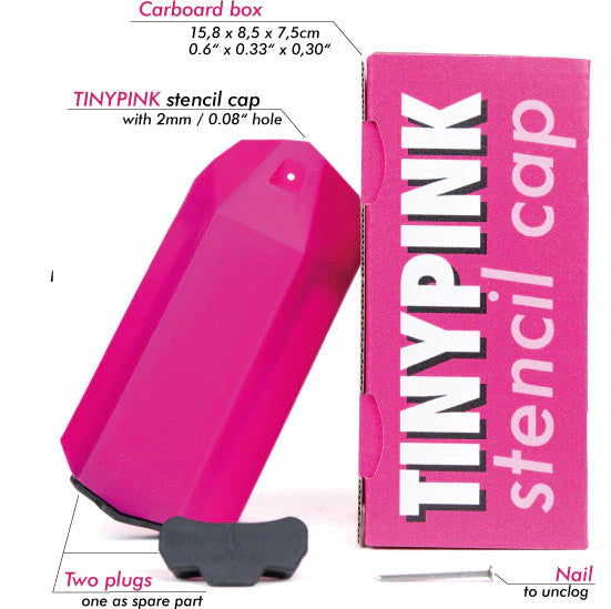 Tiny Pink Stencil Cap image 1
