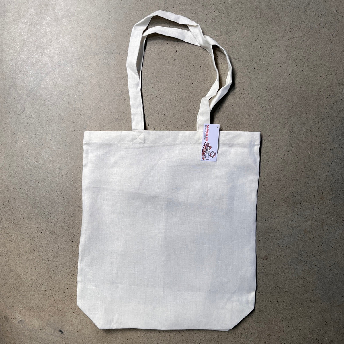 Linen Tote Bag - Off White image 0