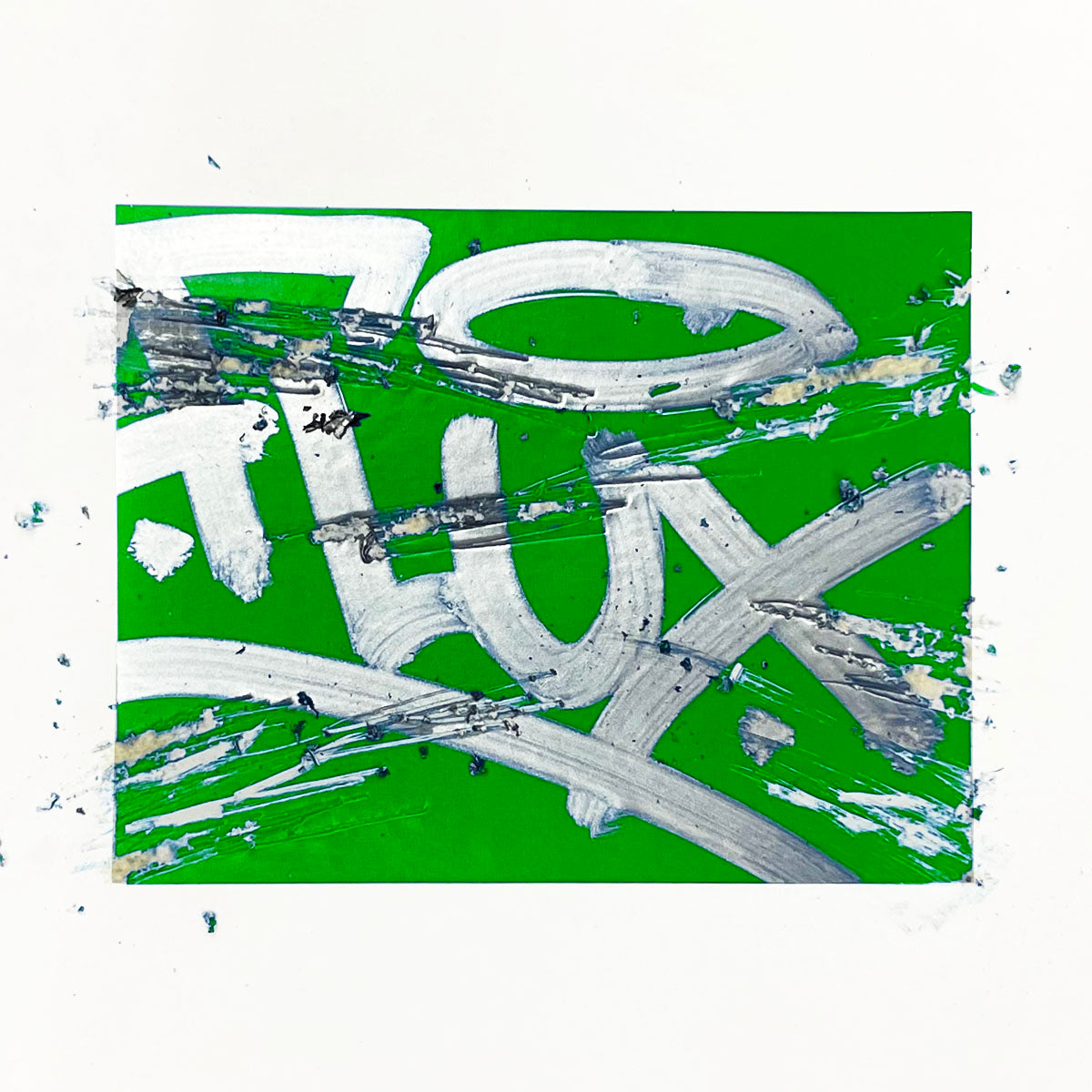 FLUX Eggshell Stickers - Green image 3