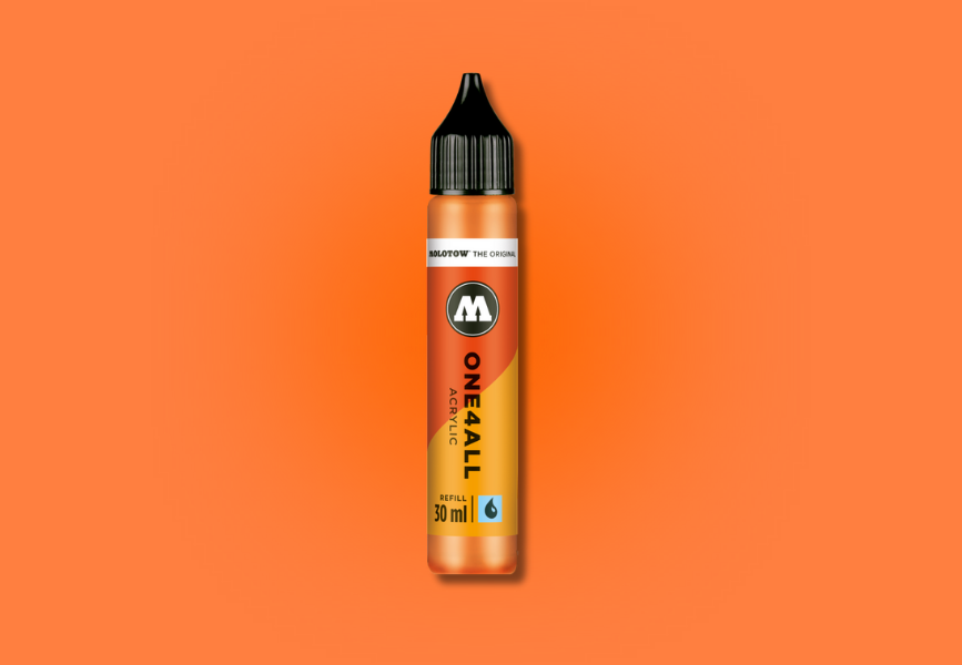 MOLOTOW ONE4ALL Refill 30ml - 218 Neon Orange Fluorescent image