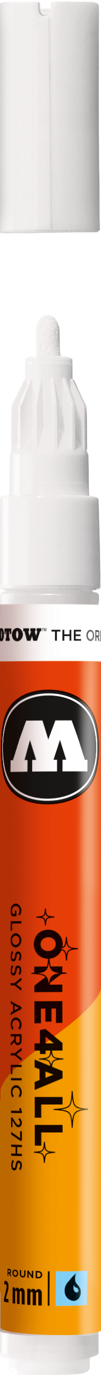MOLOTOW ONE4ALL Glossy Marker 127HS - 251 White Gloss image