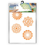 QBIX Stencil 1 Layer - Plastic - Mandala 5 image 0