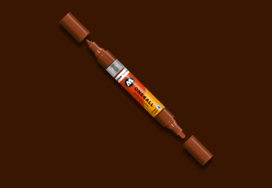 MOLOTOW ONE4ALL Marker Twin - 092 Hazelnut Brown image