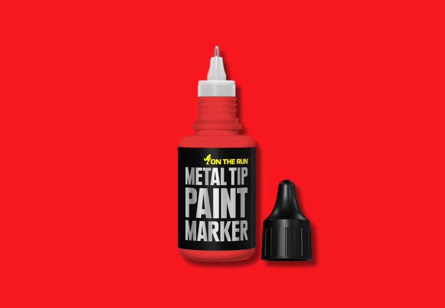 OTR.8001 Metal Tip Paint Marker - Red image