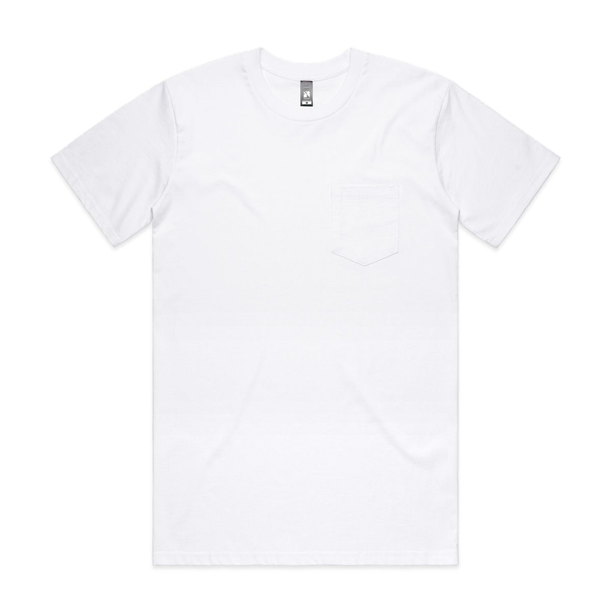 5027 Classic Pocket Tee - White, Mens XL image