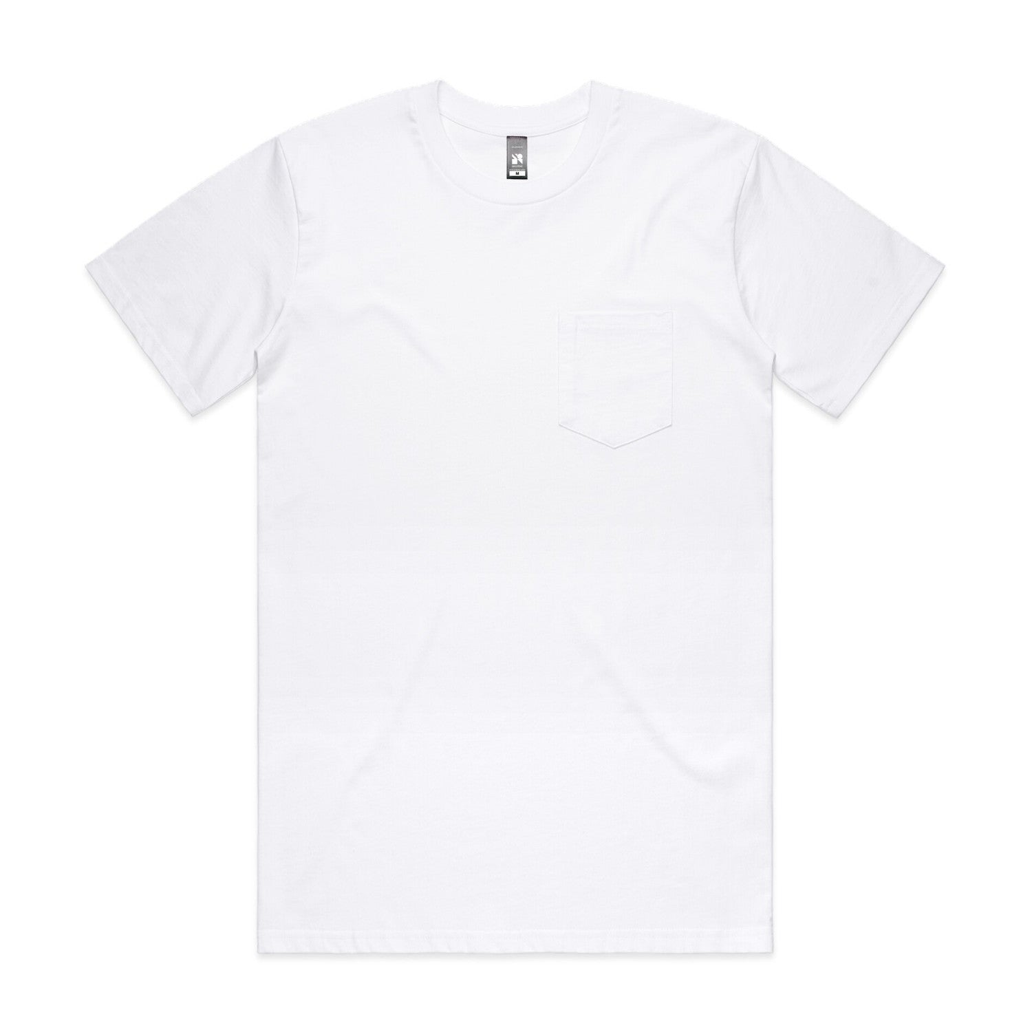 5027 Classic Pocket Tee - White, Mens XL image