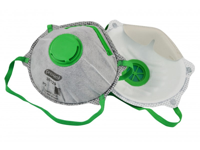 ProVal P2 Disposable Respirator with Valve and Carbon Filter - Box of 10 image 1