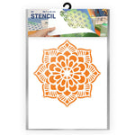 QBIX Stencil 1 Layer - Mandala 15 image 0