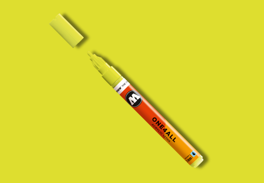 MOLOTOW ONE4ALL Marker 127HS - 263 Neon Green Light image
