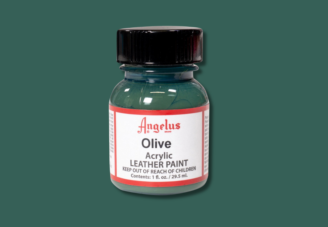 Acrylic Leather Paint - Olive image