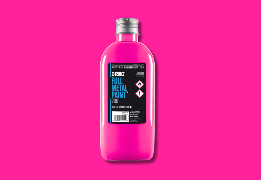 GROG Full Metal Paint - Jellyfish Fuchsia image