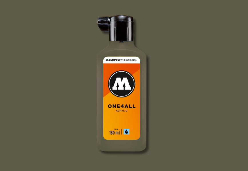 MOLOTOW ONE4ALL Refill 180ml - 260 Stone Grey Dark image