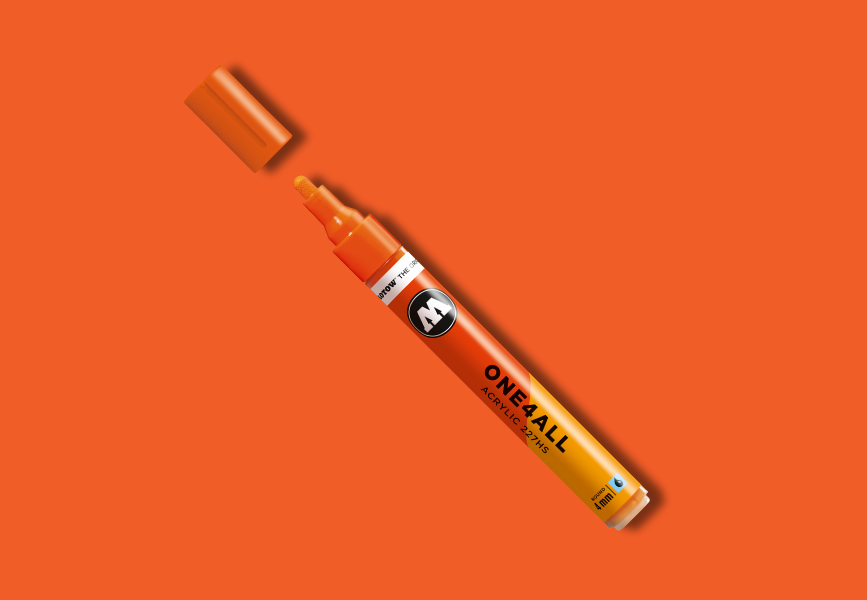 MOLOTOW ONE4ALL Marker 227HS - 085 Dare Orange image