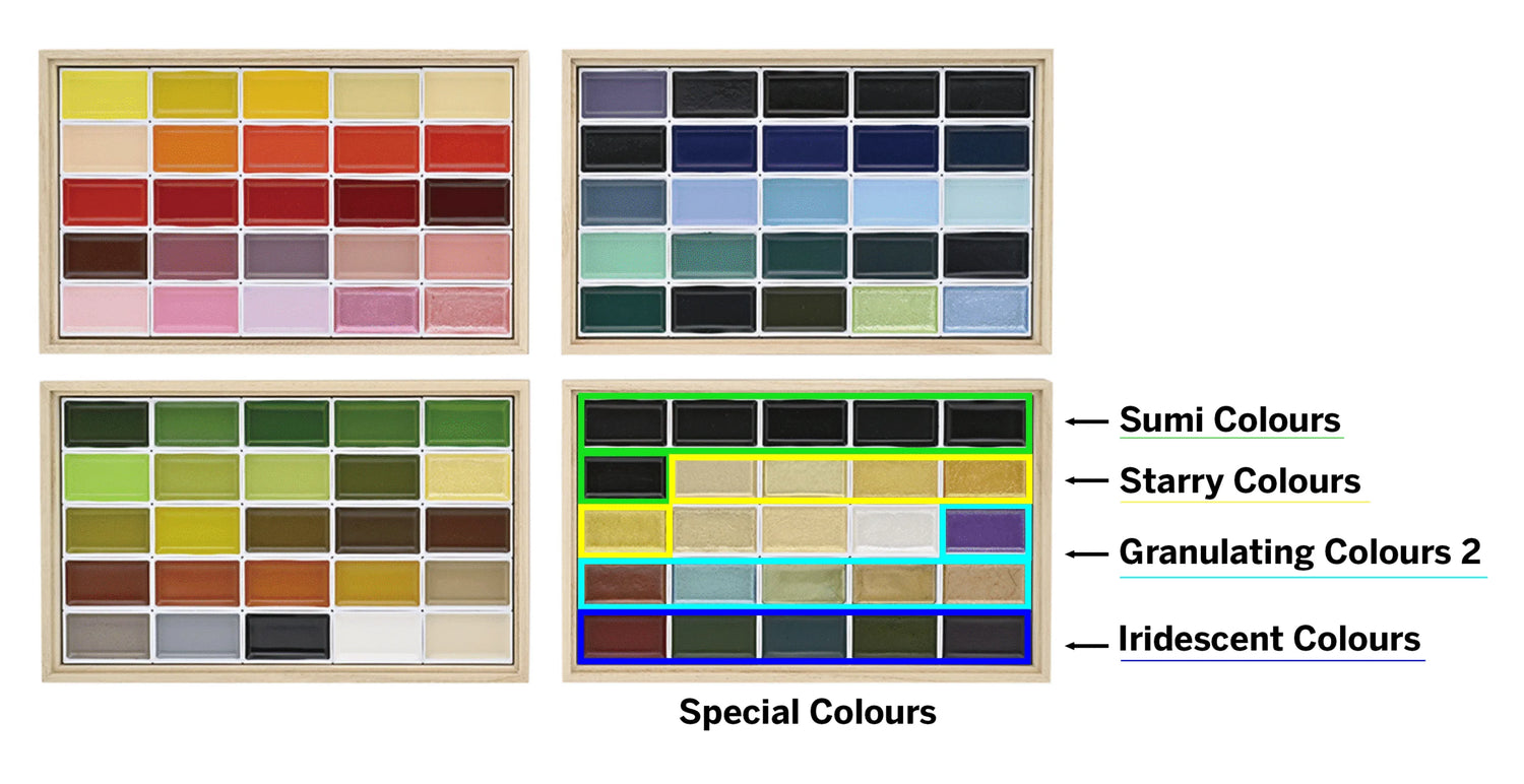 Kuretake Gansai Tambi - 100 Colour Set image 2