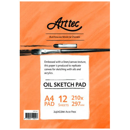 Arttec Oil Sketch Pad - A3 image 0