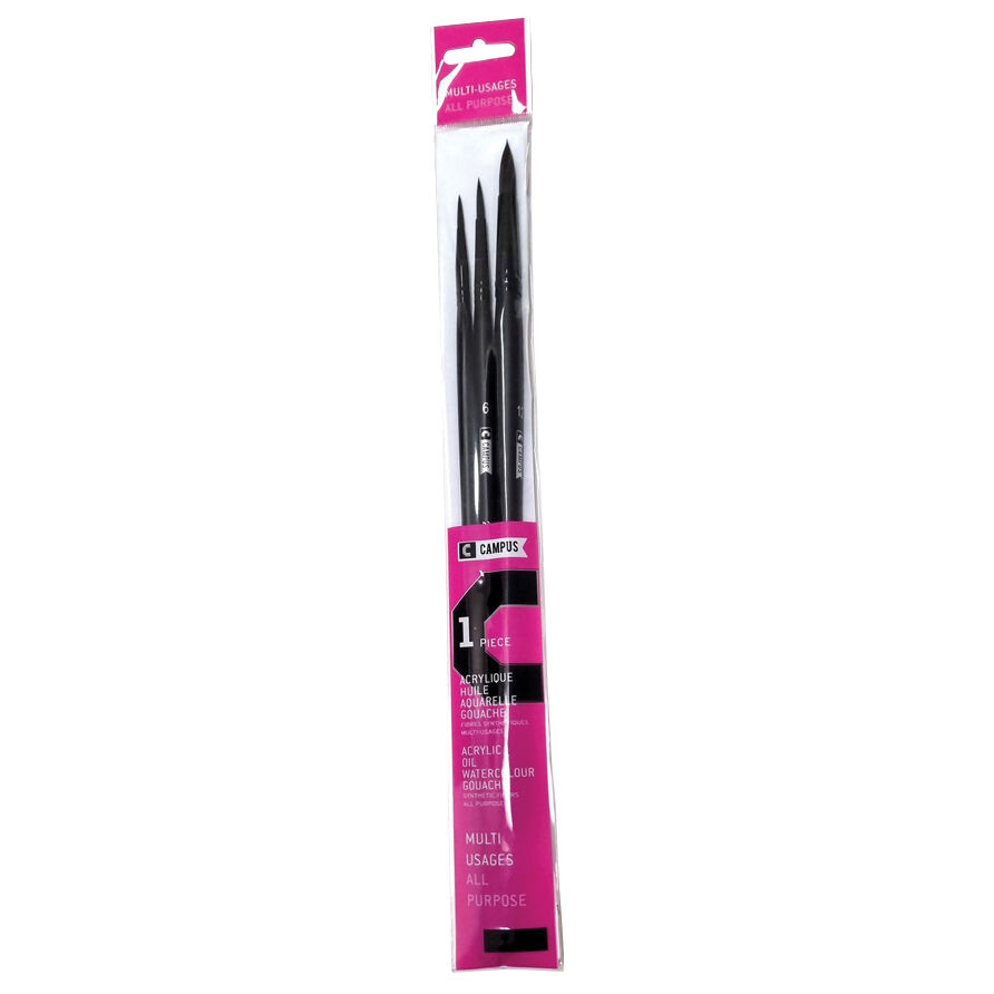 Brush Set of 3 - Round