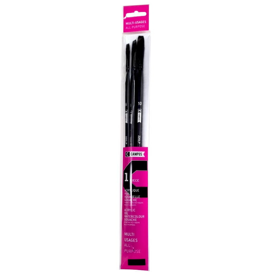 Brush Set of 3 - Flat