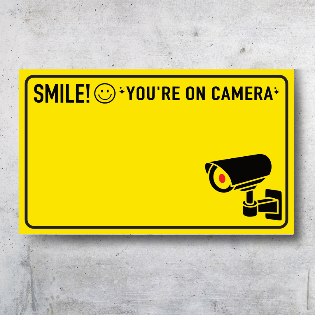 High Tack Sticker Pack 50pc - CCTV image 0
