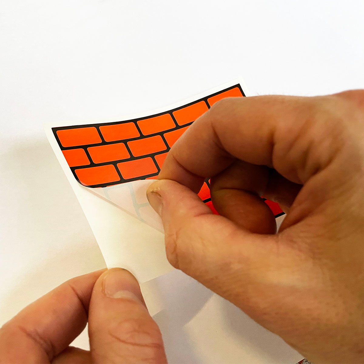 FLUX Eggshell Bricks Stickers - Orange image 3