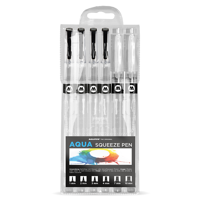 MOLOTOW Aqua Squeeze Pen - Basic Set 2 image 0