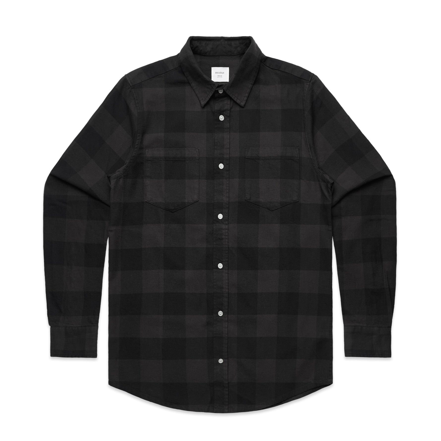 5417 Check Shirt - Coal/Black, Mens M image
