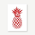 QBIX Stencil 1 Layer - Plastic - Nature - Pineapple image 0