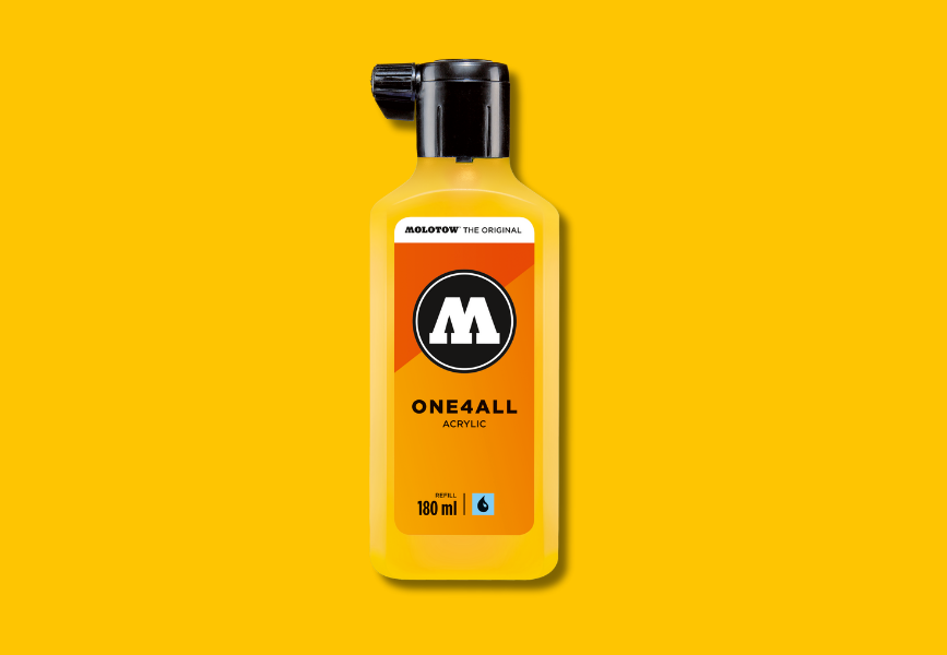 MOLOTOW ONE4ALL Refill 180ml - 239 Signal Yellow image