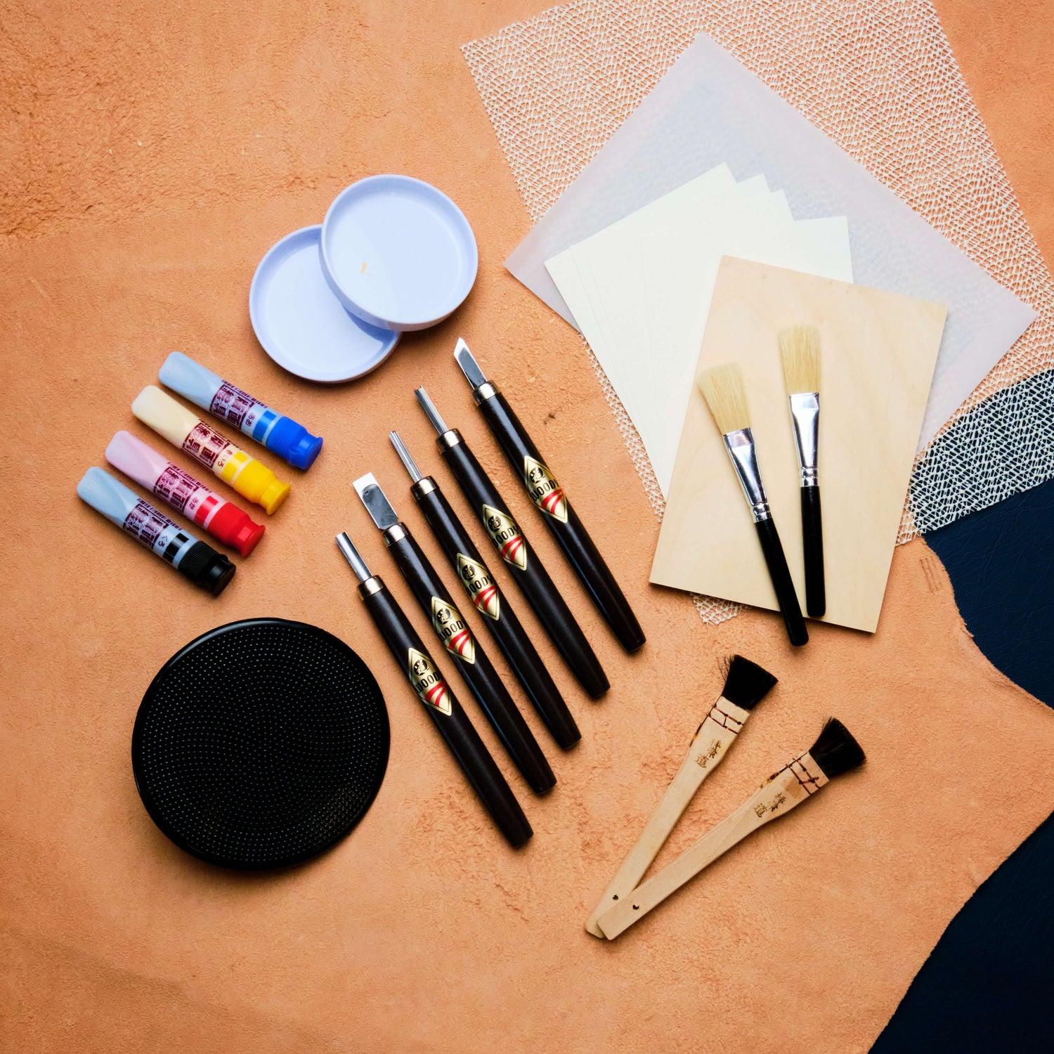 Japanese Woodblock Carving Set image 0