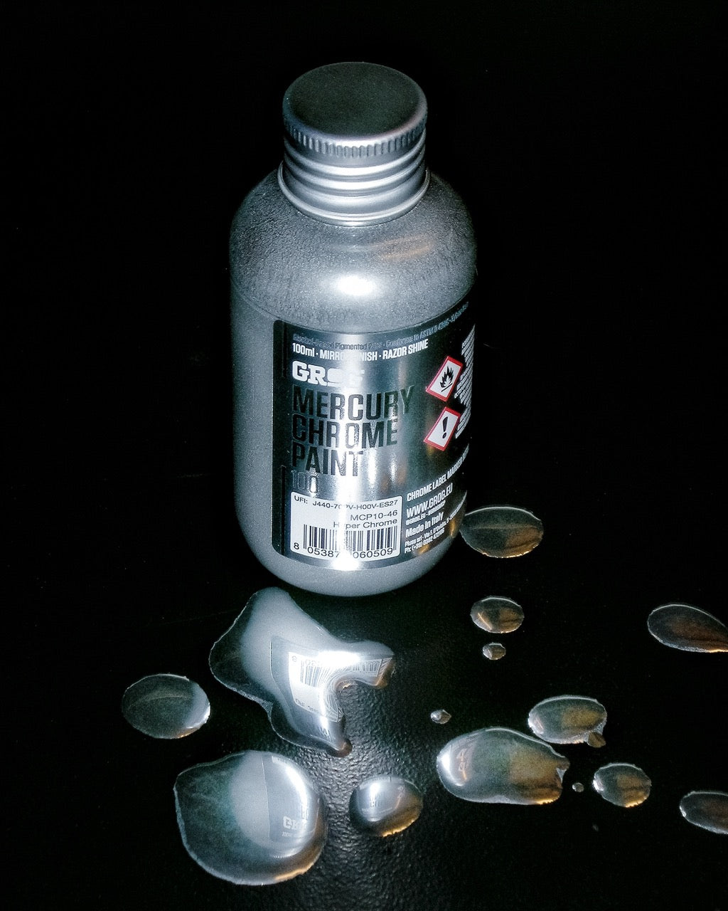 GROG Mercury Chrome Paint 100 Hyper Chrome image 3