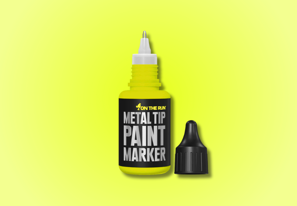 OTR.8001 Metal Tip Paint Marker - Neon Yellow image