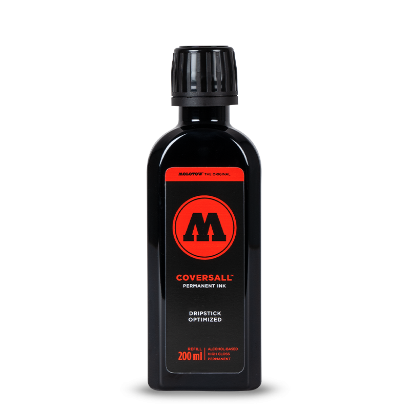 MOLOTOW COVERSALL Refill 200ml (Plastic Bottle - For Dripsticks) image 0