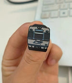 Enamel Train Pin - QR EMU image 0