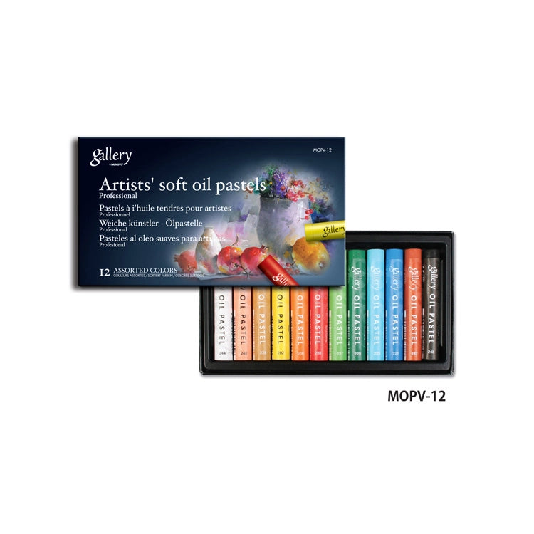 Gallery Artists Soft Oil Pastels - 12 Pack