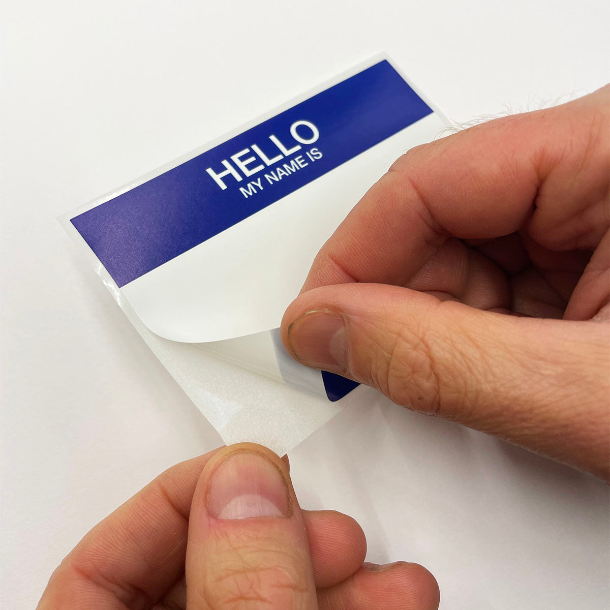 FLUX Eggshell Hello Stickers - Blue image 1