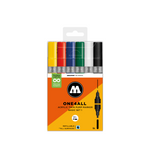 MOLOTOW ONE4ALL Marker Set Twin - Basic 1 (6pc) image 0