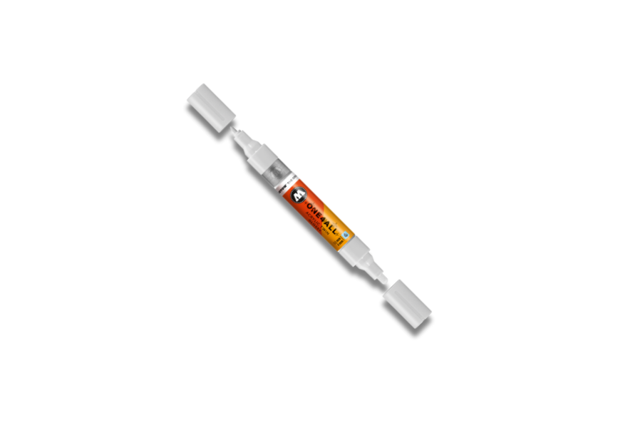 MOLOTOW ONE4ALL Glossy Marker Twin - 251 White Gloss image