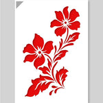 QBIX Stencil 1 Layer - Plastic - Nature - Wild Flower image 0