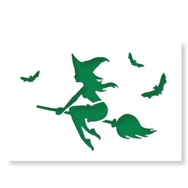QBIX Stencil 1 Layer - Plastic - Holidays - Halloween image 0