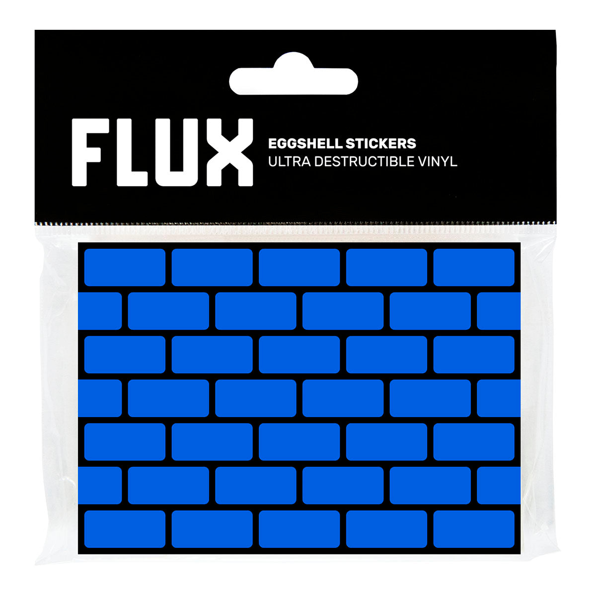 FLUX Eggshell Bricks Stickers - Cyan image 0