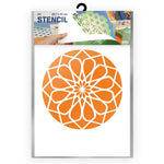 QBIX Stencil 1 Layer - Plastic - Mandala 3 image 0