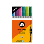 MOLOTOW ONE4ALL Marker Set Twin 6pc - Basic 2 image 0