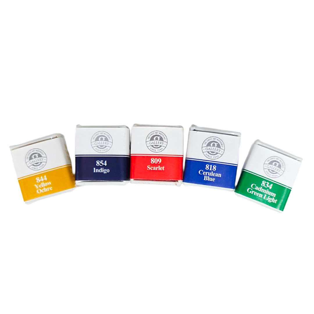 Watercolour Half Pan Refills