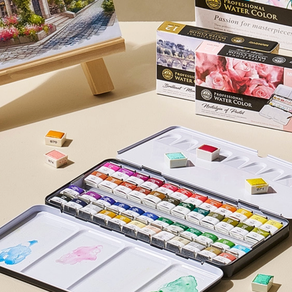 Watercolour Half Pan Refills