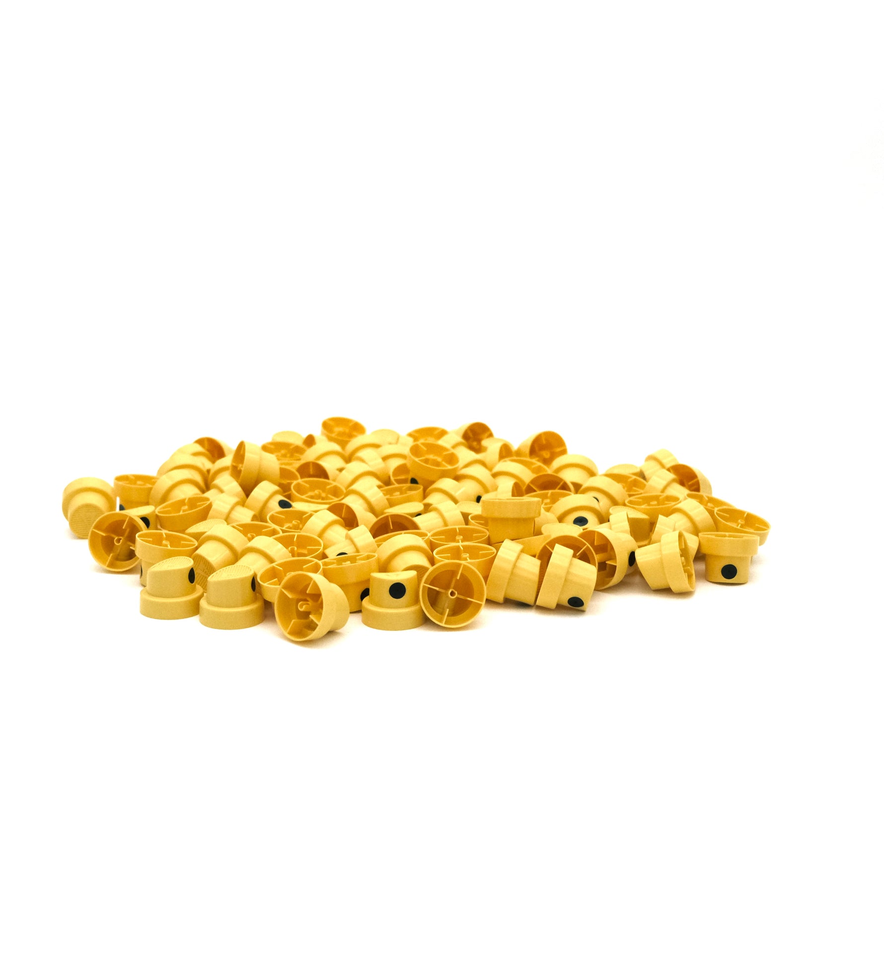 Aerosol Nozzle - Yellow Fat Cap - Pack of 100 image 0