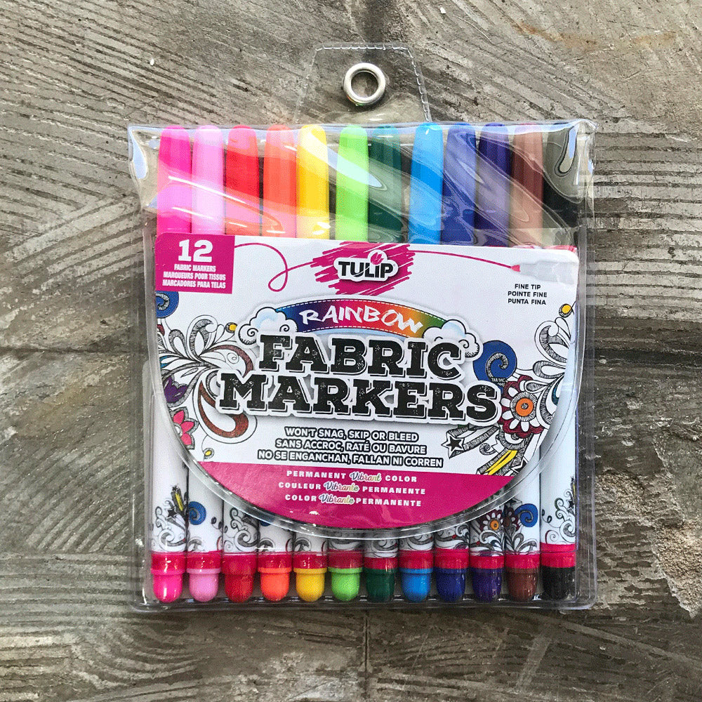 Tulip Fabric Markers - Fine Tip - Pack of 12 image 0