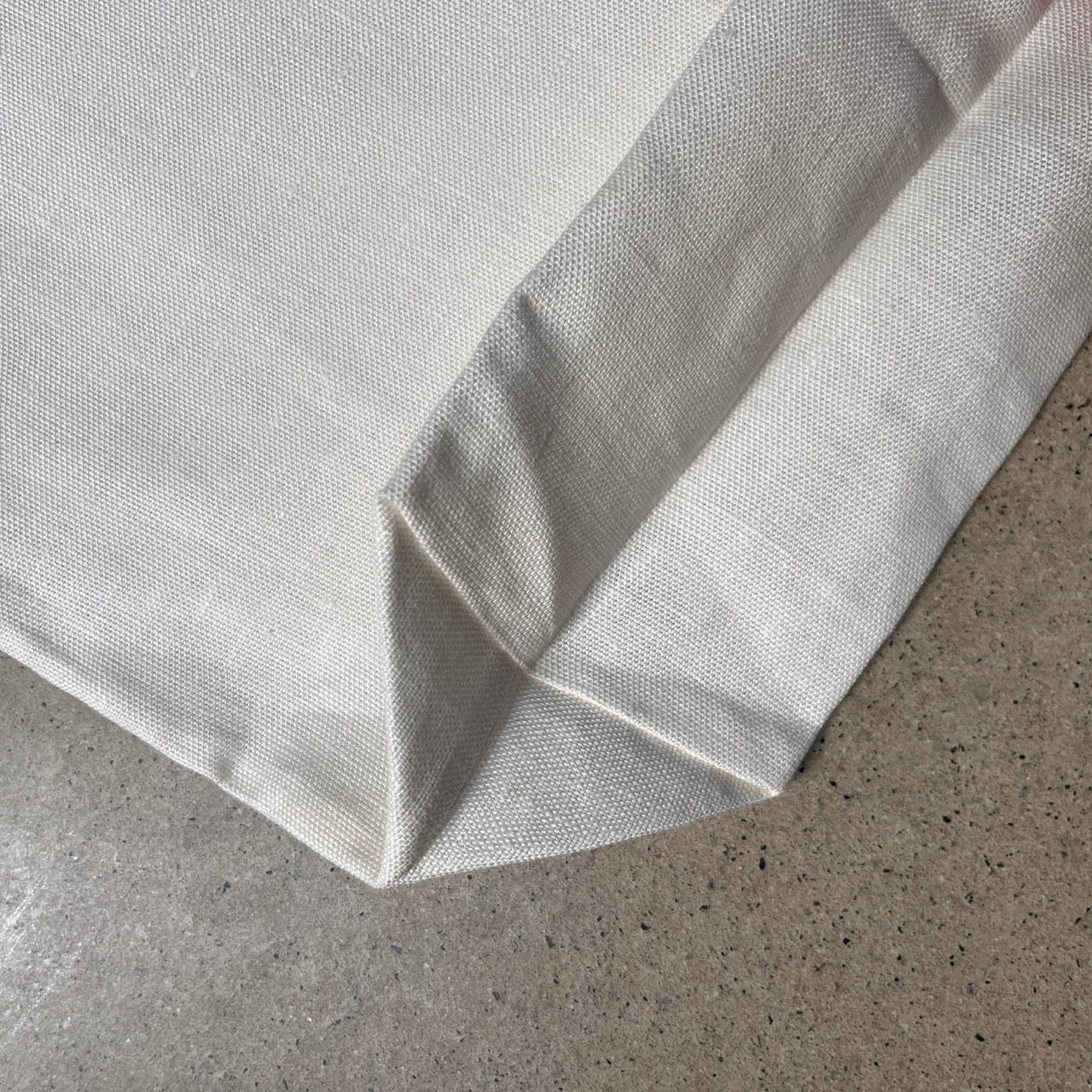 Linen Tote Bag - Off White image 2