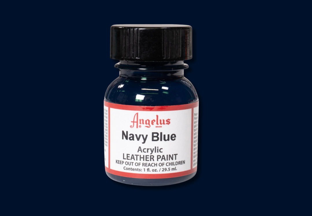 Acrylic Leather Paint - Navy Blue image