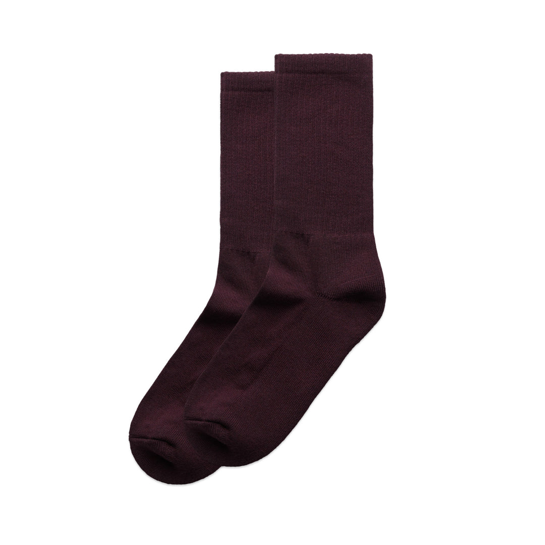 1208 Relax Socks - Plum, Size US 4-8 image