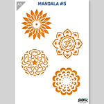 QBIX Stencil 1 Layer - Plastic - Mandala 5 image 2